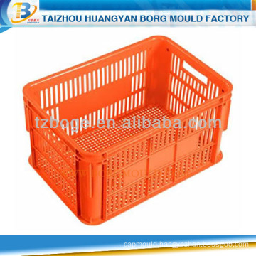 2014 plastic vegetable crate injection moulding